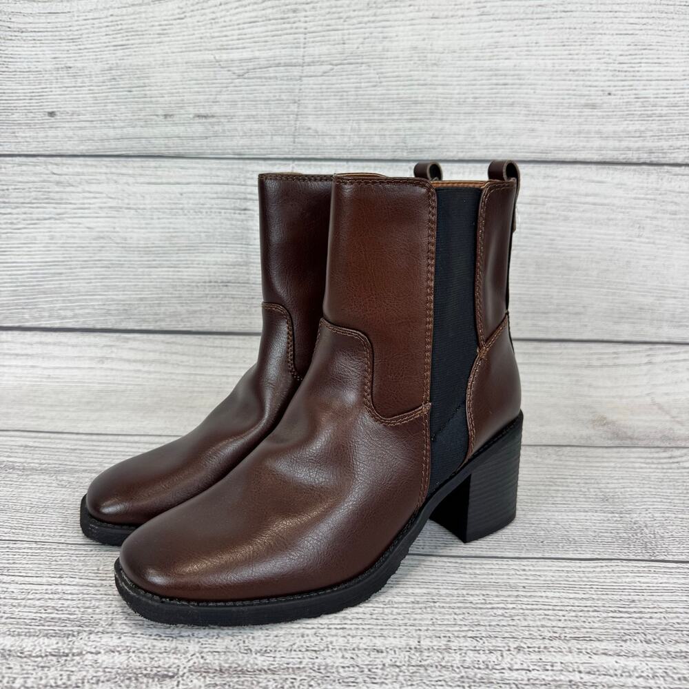 Zodiac Brown Ankle Boots